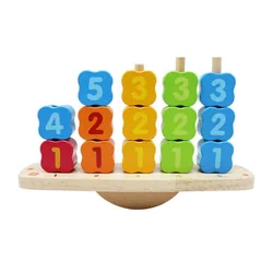 Pino didaktička klackalica 3 u 1 – Montessori drvena igračka OUTLET