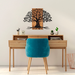 Wallity Zidna dekoracija Willow - 382, 58x80 cm, Smeđe boje