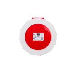 PCE Vtičnica 32A 5P 400V /75x75/ rdeča IP67 POWER TWIST 3252-6
