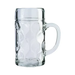 Stölzle-oberglas pivski vrč Isar z oznako 1,0 l, krigel