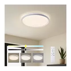 Brilagi - LED prigušiva stropna svetiljka RIVO LED/72W/230V 3000-6000K bela prečnik 50 cm + daljinski upravljač