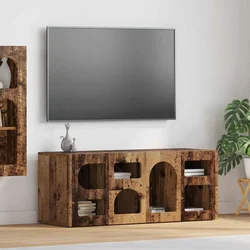 TV ormar ELST 100 x 35 x 40 cm Staro drvo Konstruirano drvo