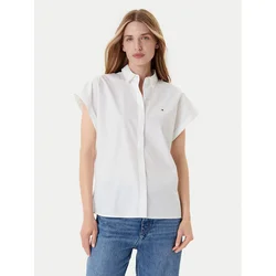 Tommy Hilfiger Srajca WW0WW45897 Bela Relaxed Fit
