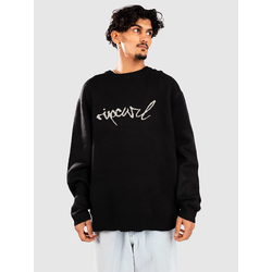 Rip Curl Medina Script Crew Pullover black