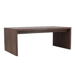 Miza Dallas 4889 Temno rjava, Temno rjava, 75x100x200cm, Ne, Ne, MDF plošča, MDF plošča, MDF plošča, MDF plošča