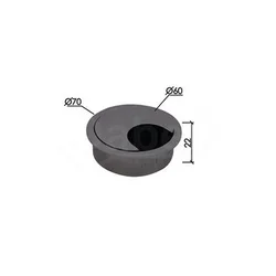 DABEL rozeta za kablove MA03 Hr fi60/70/22mm DBP1