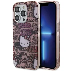 HELLO KITTY Hello Kitty ovitek za iPhone 15 Pro Max - roza (graffiti)