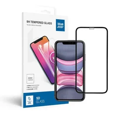 Blue Star 5D kaljeno staklo - za iPhone Xr/11 (full glue) crno