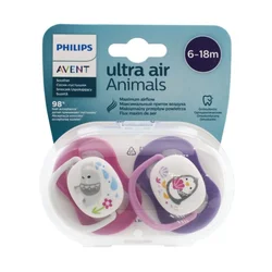PHILIPS AVENT Varalice za bebe Orthod 2/1 roze i ljubičasta