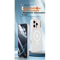 Llunc Maska za mobilni telefon Apple Iphone 15 Pro, Providno-bela