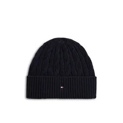 Kapa Tommy Hilfiger Th Flag Cable AM0AM14859 Mornarsko modra