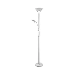 Brilagi - Prigušiva podna lampa SCARLETT 1xR7s/230W/230V + 1xG9/40W bela