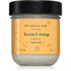 Tropicandle Incense & Orange dišeča sveča 170 ml