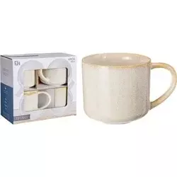 EXCELLENT Komplet skodelic KO-Q07000010 4 kosi 332 ml bež