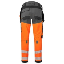 Portwest Radne pantalone ev442 - ev4 visokovidljive sa holster džepovima na skidanje, narandžasto-sive, vel.54 (38 inča) ( 64405 )