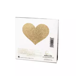 Bijoux Indiscrets zlatne nalepnice za bradavice u obliku srca, BIJOUX0075