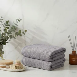 Lessentiel Maison Set peškira za kupanje, 2 komada, Sivi