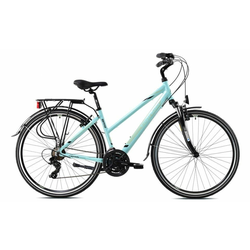 Capriolo Touring Roadster Lady bicikl, V-Brake, 17, tirkizni