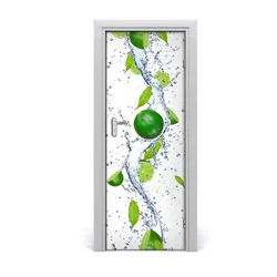 tulup.si Samolepilni tapete na vratih Lime 75x205 cm