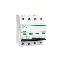 Schneider Odklopnik 4P C 32A 10kA AC iC60H-C32-4 Acti9 A9F07432