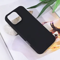 Maska za mobilni telefon iPhone 16 Pro Max TERACELL SOFT VELVET, Crna