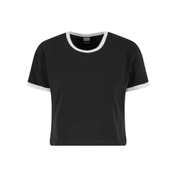 Urban Classics Majica črna/bela