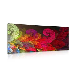 Slika abstraktni pastelni listi - 200x100