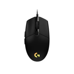 LOGITECH gaming miška G203 Lightsync, črna