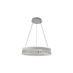 LED prigušiva luster na sajli LED/90W/230V 3000-6500K bela + daljinski upravljač