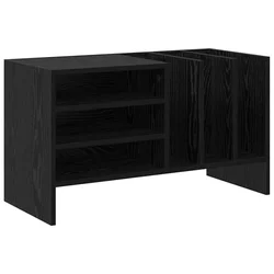 Ormar za ploče Crni hrast 78.5 x 35 x 45 cm Konstruirano drvo