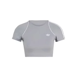 ADIDAS PERFORMANCE Funkcionalna majica siva / bela