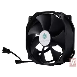 SilverStone FHP141, FHP Series Fan 14cm, 13,4-34,5dBA, High air pressure, Dual operation mode, Black [24]