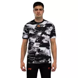 Venum Muška sportska majica UFC Zenith Authentic Fight Week, Kratak rukav, Bela