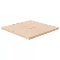 Četvrtasta stolna ploča 90x90x4 cm netretirana hrastovina
