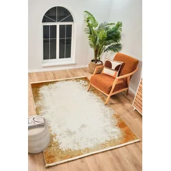Conceptum Hypnose Tepih Perre Pr011, 100x200 cm, Krem-narandžasti