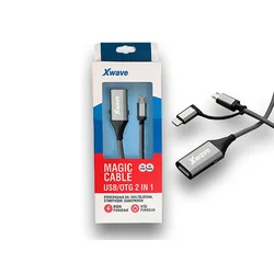 Xwave Magic Cable 1m Kabl USB2.0 na Micro USB ,lightning
