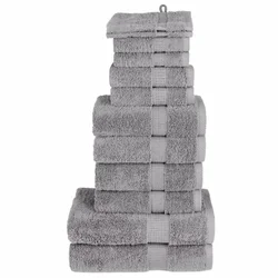 12-dijelni vrhunski set ručnika SOLUND sivi 600 gsm