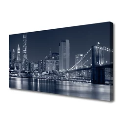 tulup.si Slika na platnu Bridge mesto arhitektura 100x50 cm