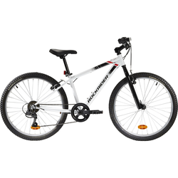 Brdski bicikl Rockrider ST 100 24 za djecu od 9 do 12 godina bijeli