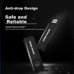 Move Speed USB Flash memorija, 16GB, USB 2.0, Crna