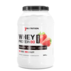 7 nutrition Protein surutke 80% jagoda, 2kg