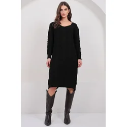 Trend Alacati Stili Ženska haljina Alc-X14973, Crna