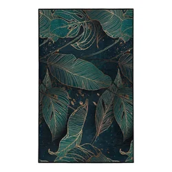 Modrozelena pralna preproga 120x180 cm Midnight Jungle – Mila Home