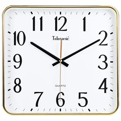 Telesonic Zidni sat, 33 cm, Zlatne boje