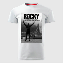 MAJICE BRE Muška majica ROCKY 13 bela