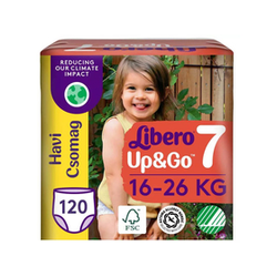 Plenične spodnjice Libero Up&Go, velikost: 7, 16-26 kg, 120 kos
