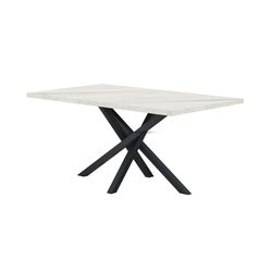 Matis Trpezarijski sto Pablo X, 160x90, Beli