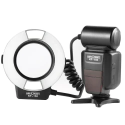 K&F KF150 TTL Marco Ring Flash for Canon EOS Rebel GN14