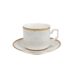 PORCELAN SET ZA KAFU 160ml 6/1 (EMB/GLD) JH-ZYH160-1515