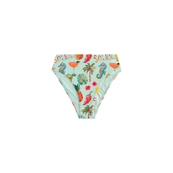 Next Bikini hlačke rumena/zelena/meta/rdeča